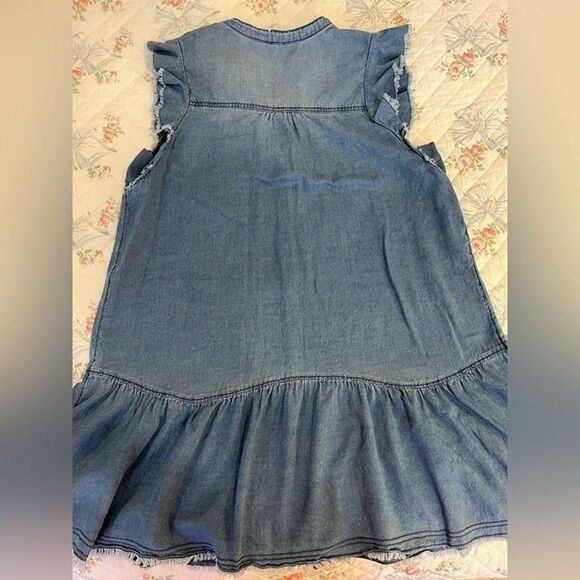 Pilcro Flounced Tunic Dress size Large Anthropologie - Picture 8 of 10